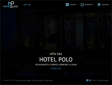 Tablet Screenshot of hotel-polo.sk